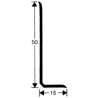 Weichsockelleiste WSL50/15 JOKA LEISTENPROGRAMM 11005       Bolta