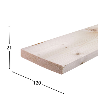 Nord.Fichte/Ta.  Glattkantbr.21 x 120 mm 