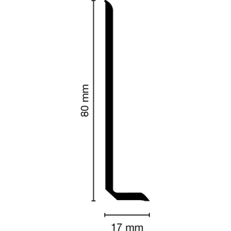 Döllken WL 80 Weichsockelleiste 50Meter 