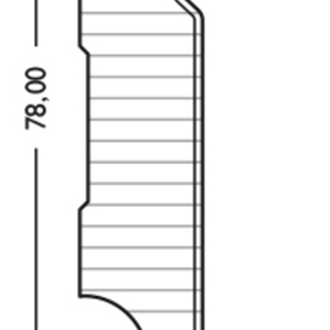 Profil-Sockelleiste*MDF*-FOLIE ummantelt 